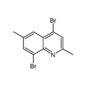 4,8-二溴-2,6-二甲基喹啉