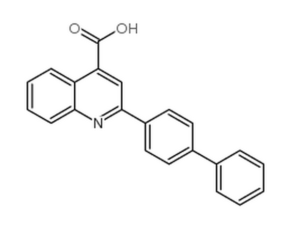 2-联苯-4-喹啉-4-羧酸,2-(4-phenylphenyl)quinoline-4-carboxylic acid