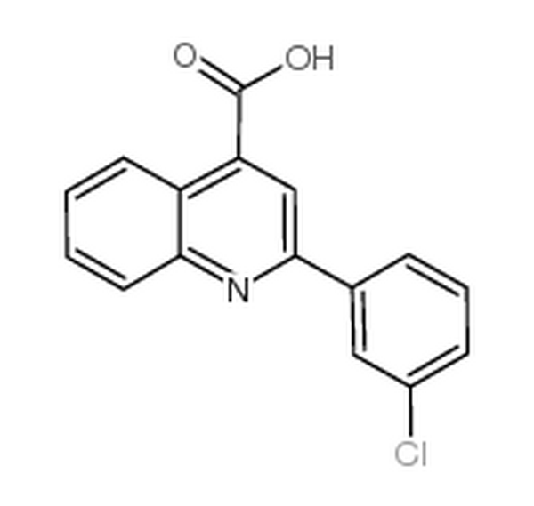 2-(3-氯苯基)喹啉-4-羧酸,2-(3-chlorophenyl)quinoline-4-carboxylic acid