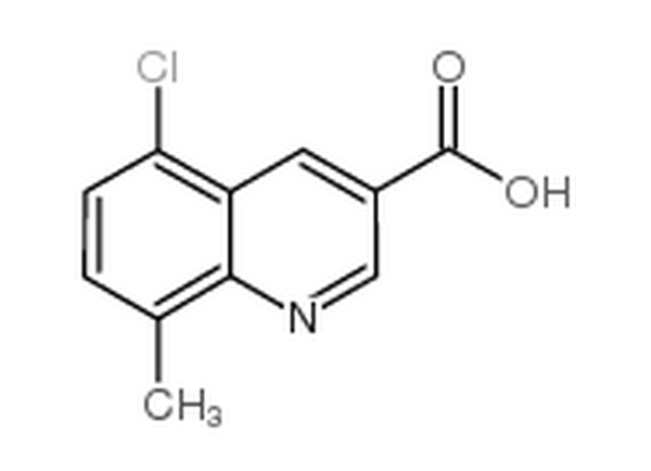 5-氯-8-甲基喹啉-3-羧酸,5-Chloro-8-methylquinoline-3-carboxylic acid