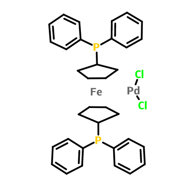 [1,1-双(二苯基膦基)二茂铁]二氯化钯,[1,1'-Bis(diphenylphosphino)ferrocene]dichloropalladium(II)