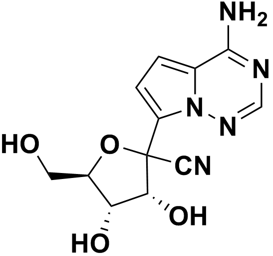 瑞德西韋中間體,(2R,3R,4S,5R)-2-(4-aminopyrrolo[1,2-f][1,2,4]triazin-7-yl)-3,4-dihydroxy-5-(hydroxymethyl)tetrahydrofuran-2-carbonitrile