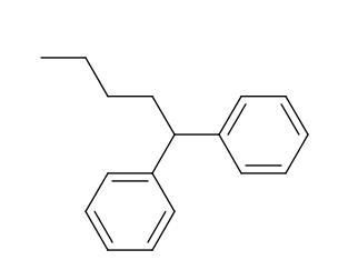 1,1-联苯基戊烷,1-phenylpentylbenzene