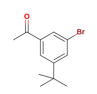 3-叔丁基-5-溴-1-乙酰基苯,1-(3-bromo-5-(tert-butyl)phenyl)ethanone