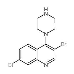 3-溴-7-氯-4-(1-哌嗪)喹啉,3-bromo-7-chloro-4-piperazin-1-ylquinoline