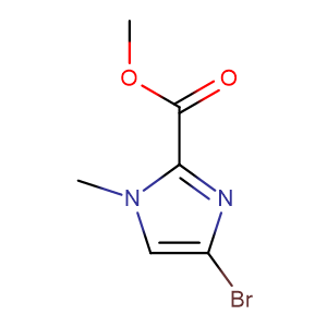 4-溴- 1 -甲基- 1H-咪唑-2 -羧酸甲酯,Methyl 4-broMo-1-Methyl-1H-iMidazole-2-carboxylate