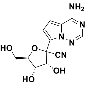 瑞德西韋中間體,(2R,3R,4S,5R)-2-(4-aminopyrrolo[1,2-f][1,2,4]triazin-7-yl)-3,4-dihydroxy-5-(hydroxymethyl)tetrahydrofuran-2-carbonitrile