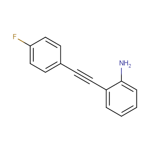 (2 -(4-氟苯基)乙炔基)烷基苯,2-((4-fluorophenyl)ethynyl)benzeneaMine