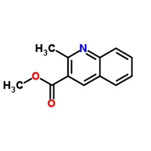 2-甲基-3-喹啉羧酸甲酯,Methyl 2-methyl-3-quinolinecarboxylate