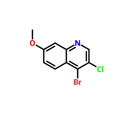 4-溴-3-氯-7-甲氧基喹啉,4-Bromo-3-chloro-7-methoxyquinoline