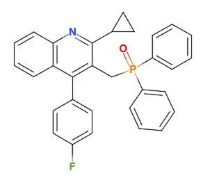 2-環(huán)丙基-4-(4-氟苯基)-3-喹啉甲基二苯基氧膦,2-Cyclopropyl-3-[(diphenylphosphinyl)methyl]-4-(4-fluorophenyl)quinolin