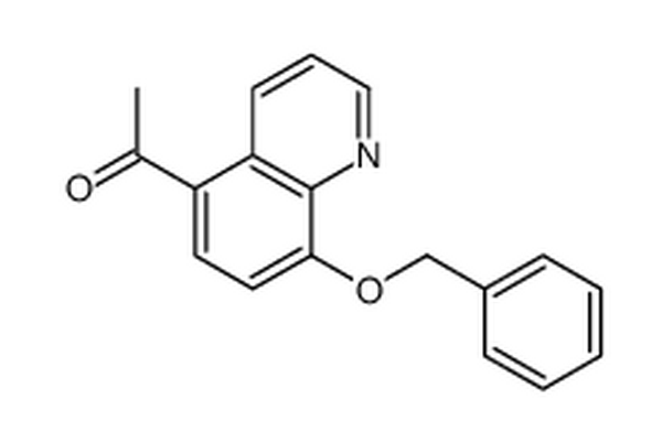 5-乙酰基-8-苄氧基喹啉,1-(8-phenylmethoxyquinolin-5-yl)ethanone