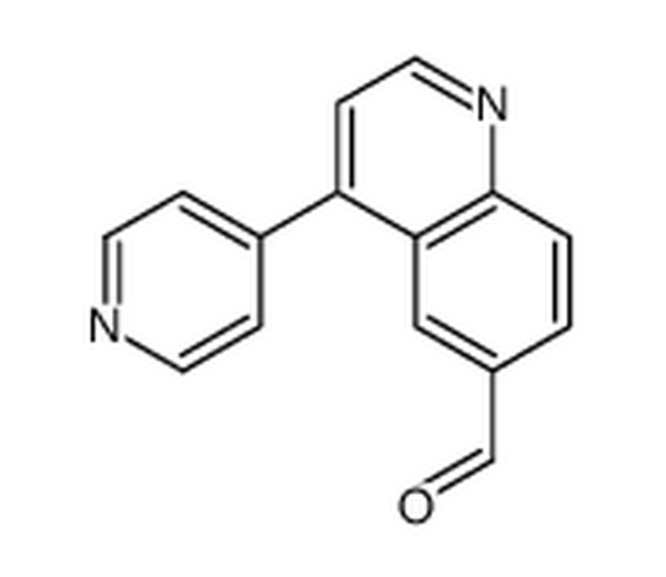 4-(4-吡啶)-6-喹啉羧醛,4-(4-Pyridinyl)-6-quinolinecarbaldehyde