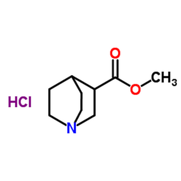 3-喹啉啶羧酸甲酯,methyl 1-azabicyclo[2.2.2]octane-3-carboxylate,hydrochloride