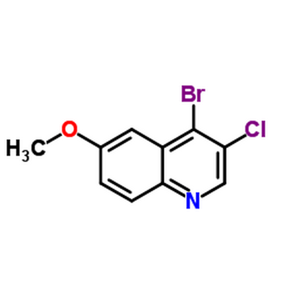 4-溴-3-氯-6-甲氧基喹啉,4-Bromo-3-chloro-6-methoxyquinoline