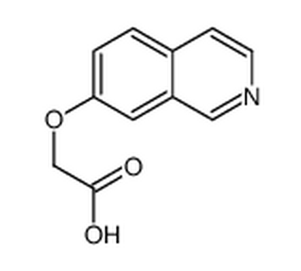 7-异喹啉氧基乙酸,2-isoquinolin-7-yloxyacetic acid