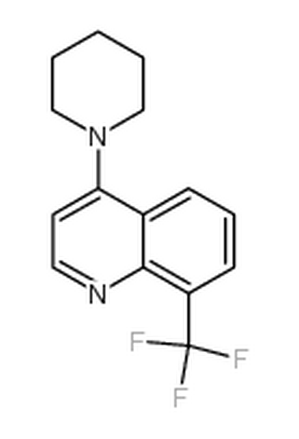 6-甲基喹啉,4-piperidin-1-yl-8-(trifluoromethyl)quinoline