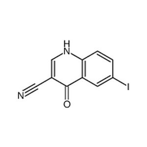 4-羟基-6-碘喹啉-3-甲腈,6-iodo-4-oxo-1H-quinoline-3-carbonitrile