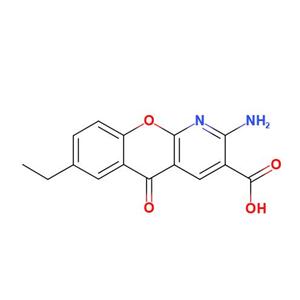 2-氨基-7-乙基-5-氧代-5H-[1]苯并吡喃并-[2,3-b]吡啶-3-羧酸