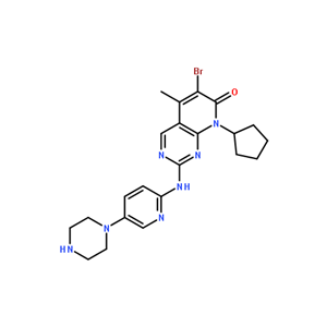 6-溴-8-环戊基-5-甲基-2-[[5-(1-哌嗪基)-2-吡啶基]氨基]-吡啶并[2,3-d]嘧啶-7(8H)-酮（帕布杂质A）