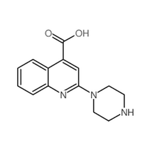 2-哌嗪-1-基-喹啉-4-羧酸