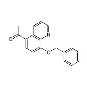 5-乙酰基-8-苄氧基喹啉,1-(8-phenylmethoxyquinolin-5-yl)ethanone