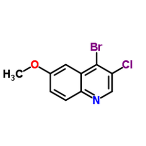 4-溴-3-氯-6-甲氧基喹啉,4-Bromo-3-chloro-6-methoxyquinoline