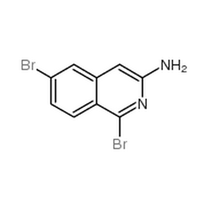 1,6-二溴-3-异喹啉胺,1,6-dibromoisoquinolin-3-amine
