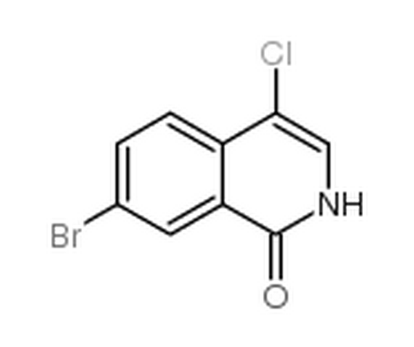 7-溴-4-氯異喹啉-1(2H)-酮,7-bromo-4-chloro-2H-isoquinolin-1-one