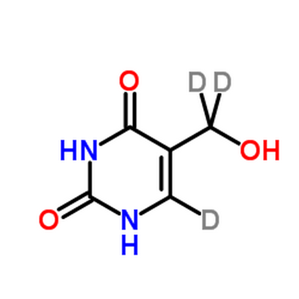 5-羟甲基尿嘧啶-D3,5-(hydroxymethyl-d2)uracil-6-d1
