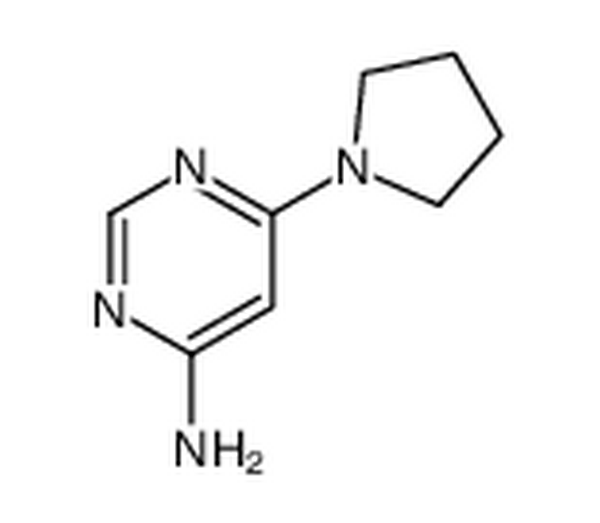 6-(1-吡咯烷)-4-嘧啶胺,6-pyrrolidin-1-ylpyrimidin-4-amine