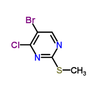 2-甲硫基-4-氯-5-溴嘧啶,5-Bromo-4-chloro-2-(methylthio)pyrimidine