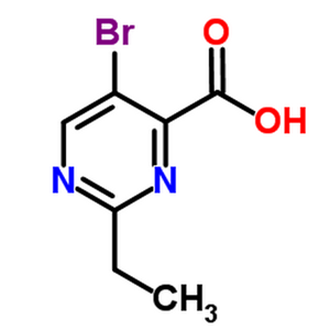 5-溴-2-乙基-4-嘧啶羧酸,5-Bromo-2-ethylpyrimidine-4-carboxylic acid
