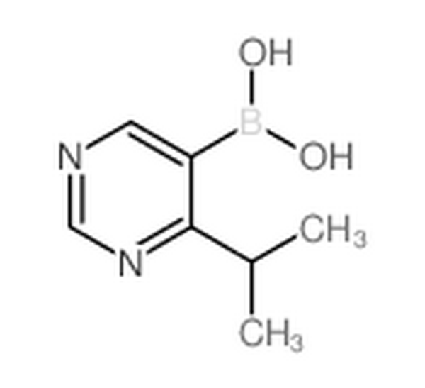 4-异丙基嘧啶-5-硼酸,(4-propan-2-ylpyrimidin-5-yl)boronic acid