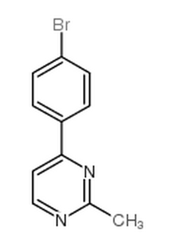 4-(4-溴苯基)-2-甲基嘧啶,4-(4-Bromophenyl)-2-methylpyrimidine