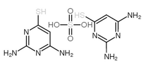 6-巯基-2,4-二氨基嘧啶,2,4-diamino-6-mercaptopyrimidine hemisulfate