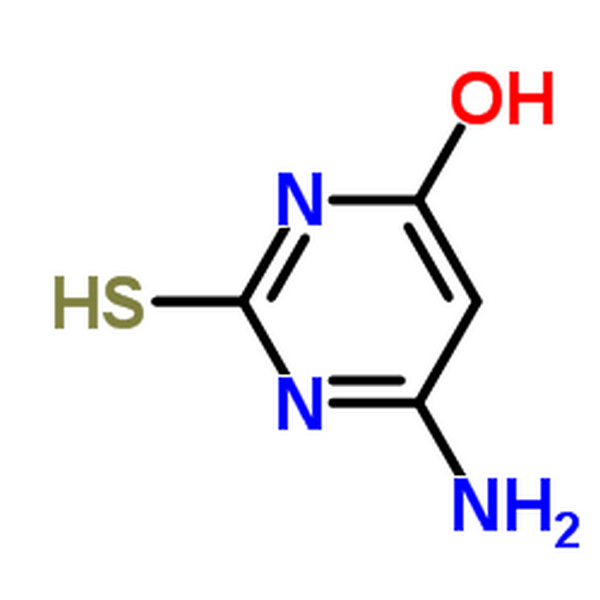 6-氨基-2-硫脲嘧啶,6-amino-2-sulfanylpyrimidin-4-ol