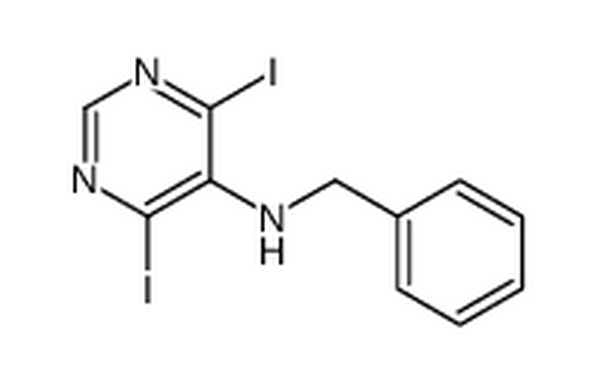 4,6-二碘-5-苄胺基嘧啶,N-benzyl-4,6-diiodopyrimidin-5-amine