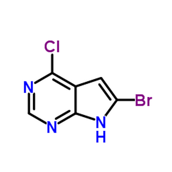 6-溴-4-氯-7H-吡咯并嘧啶,6-Bromo-4-chloro-1H-pyrrolo[2,3-d]pyrimidine