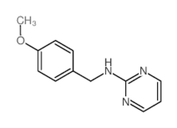 2-(P-甲氧苄基)氨基嘧啶,N-[(4-methoxyphenyl)methyl]pyrimidin-2-amine