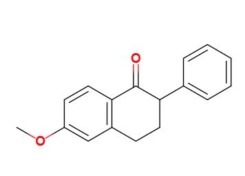 6-甲氧基-2-苯基四氢萘酮,6-methoxy-2-phenyl-3,4-dihydro-2H-naphthalen-1-one