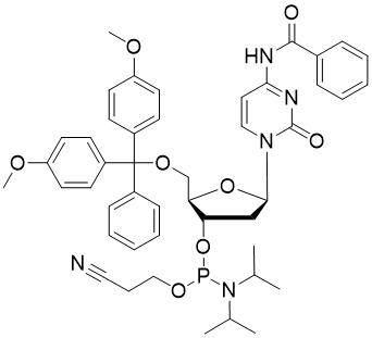 DMT-dC(Bz) 亚磷酰胺单体,5'-O-DMT-N4-Benzoyl-2'-deoxycytidine 3'-CE phosphoramidite