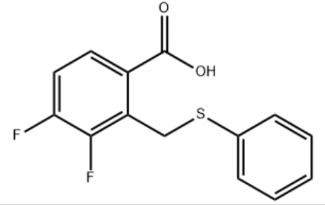 巴洛沙韦中间体,3,4-difluoro-2-((phenylthio)methyl)benzoic acid