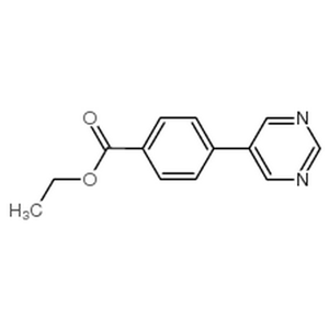 4-嘧啶基-5-苯甲酸乙酯,ethyl 4-pyrimidin-5-ylbenzoate