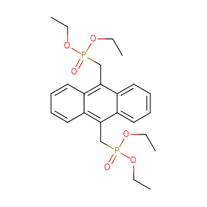 9,10-双(二乙基膦甲基)蒽,Tetraethyl (anthracene-9,10-diylbis(methylene))bis(phosphonate)
