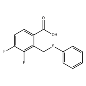 巴洛沙韦中间体,3,4-difluoro-2-((phenylthio)methyl)benzoic acid
