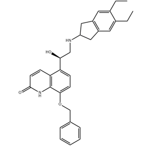 茚达特罗中间体,2(1H)-Quinolinone,5-[(1R)-2-[(5,6-diethyl-2,3-dihydro-1H-inden-2-yl)amino]-1-hydroxyethyl]-8-(phenylmethoxy)