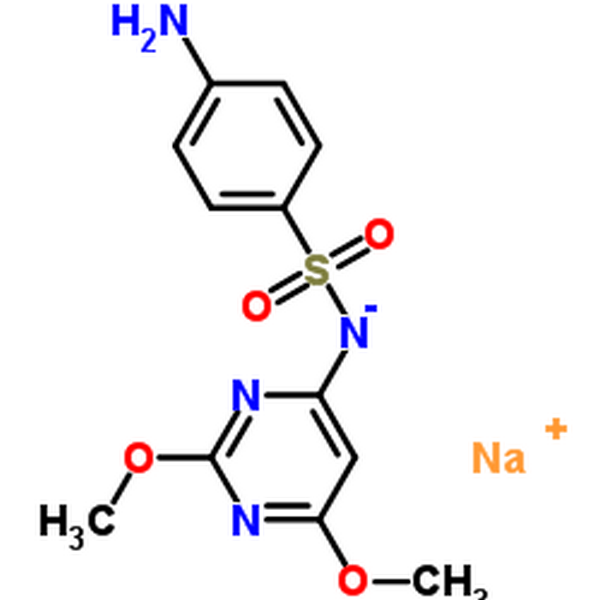 磺胺间二甲氧嘧啶钠,Sulfadimethoxine sodium