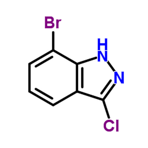 7-溴-3-氯吲唑,7-Bromo-3-chloro-1H-indazole
