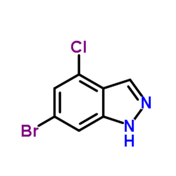 6-溴-4-氯吲唑,6-Bromo-4-chloro-1H-indazole